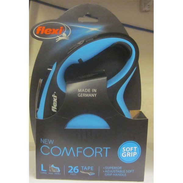 Flexi Large Comfort Tape Leash, Blue - 110 oz x 26 ft. FL379035